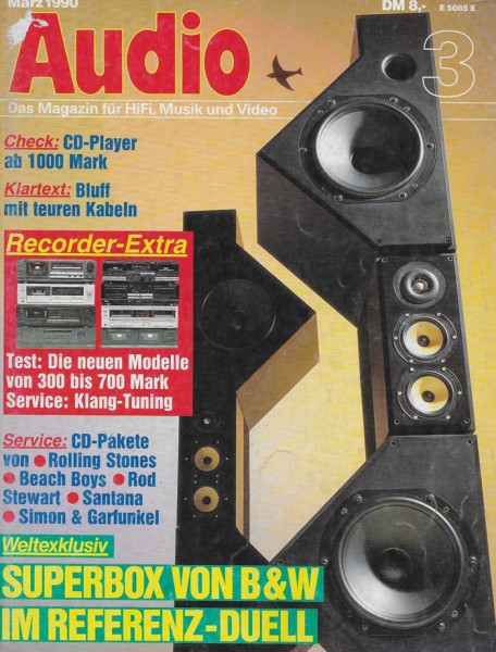 Audio 3/1990 Zeitschrift