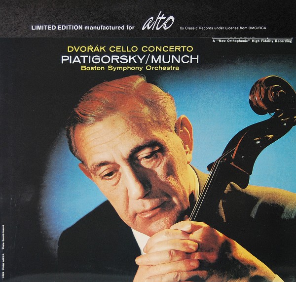 Dvorák - Cello Concerto - Piatigorsky -Munch - Boston Symphony Orchestra