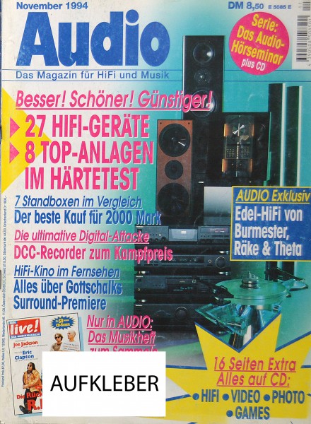 Audio 11/1994 Zeitschrift