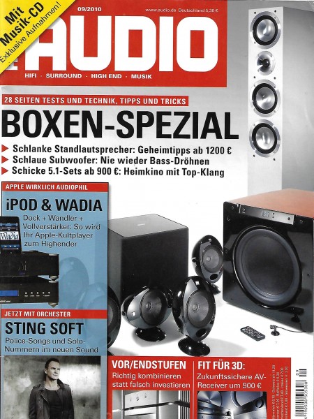 Audio 9/2010 Zeitschrift