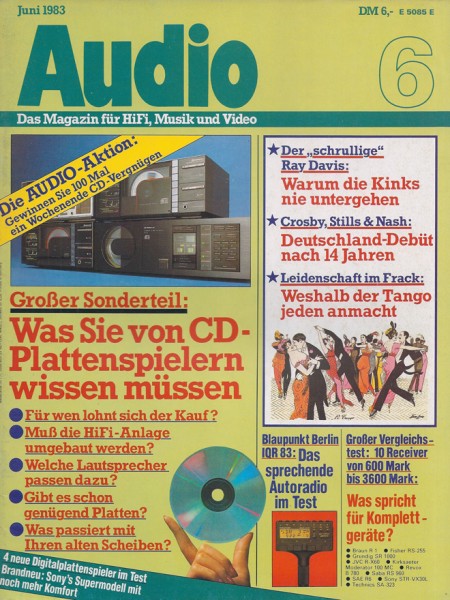 Audio 6/1983 Zeitschrift