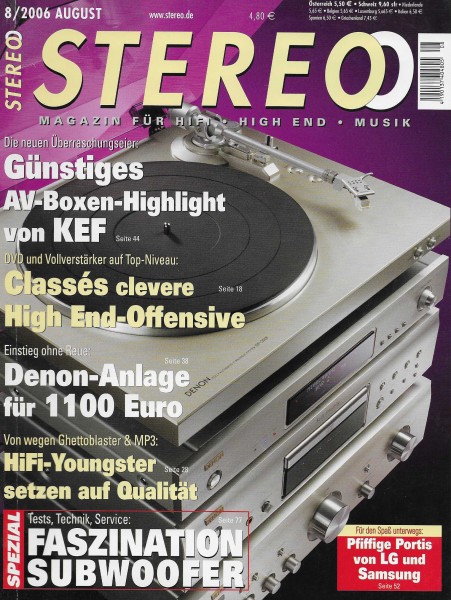 Stereo 8/2006 Zeitschrift