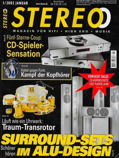 Stereo 1/2002 Zeitschrift