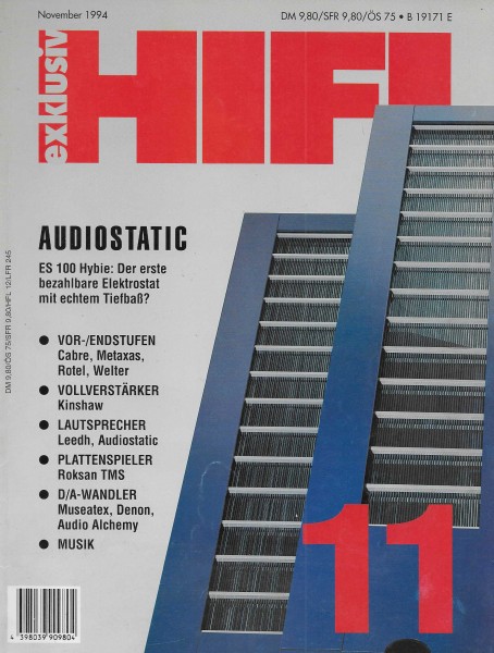 Hifi Exklusiv 11/1994 Zeitschrift