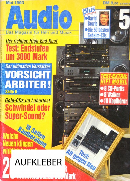 Audio 5/1993 Zeitschrift