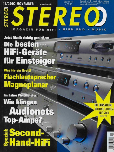 Stereo 11/2002 Zeitschrift