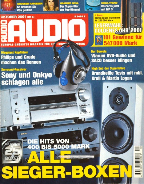 Audio 10/2001 Zeitschrift