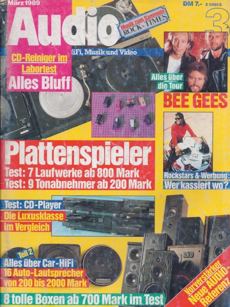 Audio 3/1989 Zeitschrift