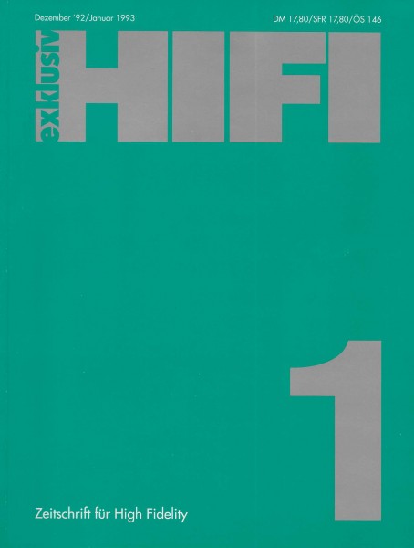 Hifi Exklusiv 1/1992/1993 Zeitschrift