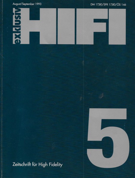 Hifi Exklusiv 5/1993 Zeitschrift