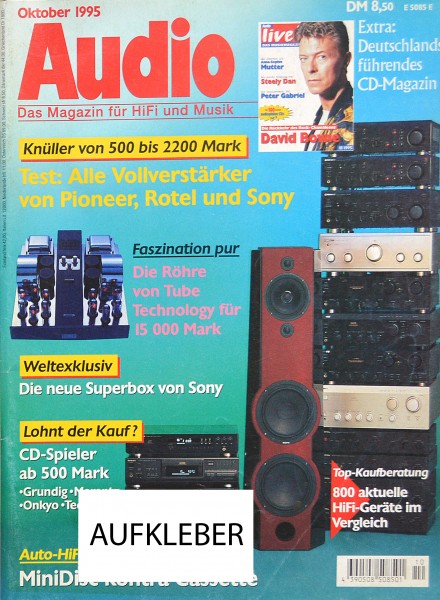 Audio 10/1995 Zeitschrift