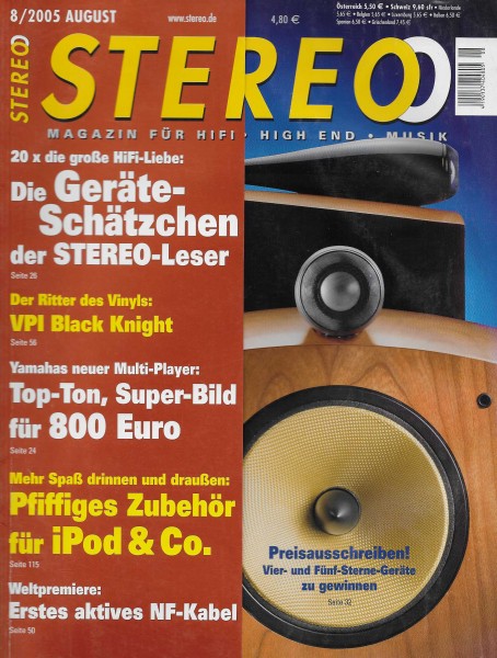 Stereo 8/2005 Zeitschrift