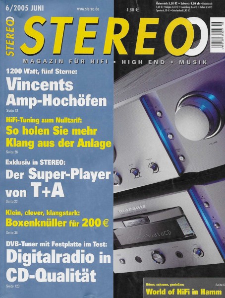 Stereo 6/2005 Zeitschrift