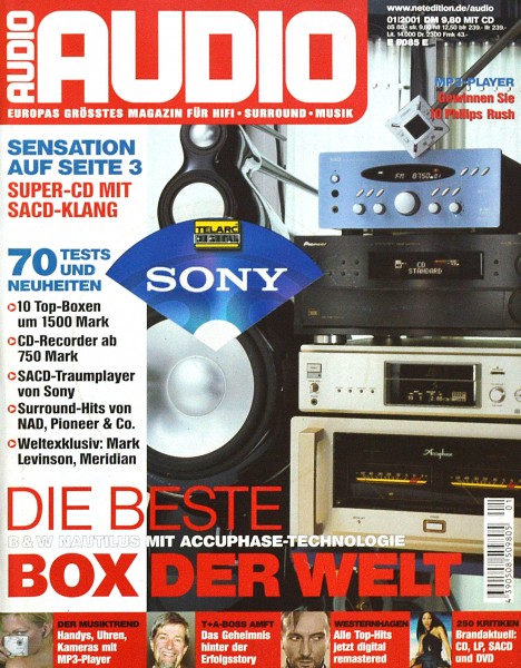 Audio 1/2001 Zeitschrift