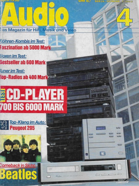 Audio 4/1990 Zeitschrift