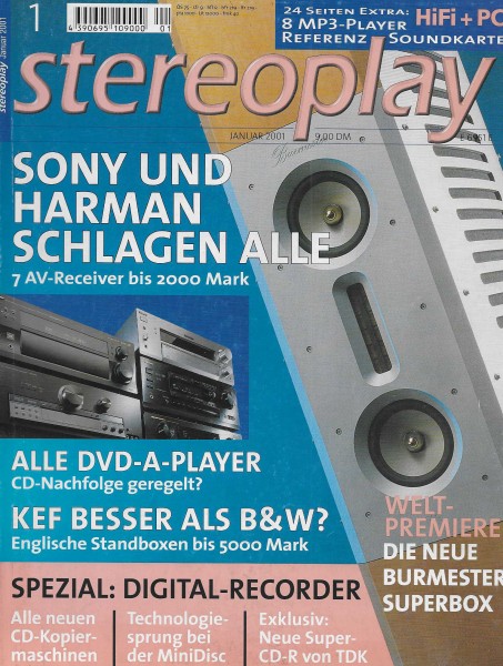 Stereoplay 1/2001 Cover