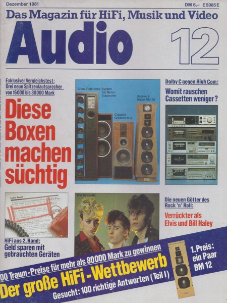 Audio 12/1981 Zeitschrift