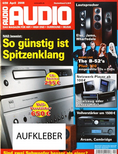 Audio 4/2008 Zeitschrift