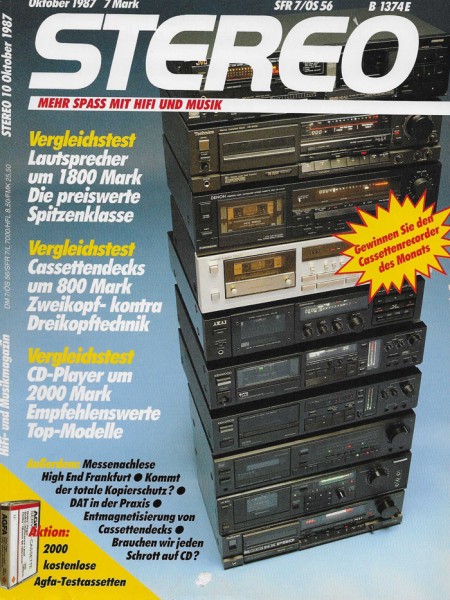 Stereo 10/1987 Zeitschrift