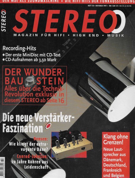 Stereo 10/1997 Zeitschrift