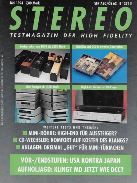 Stereo 5/1994 Zeitschrift