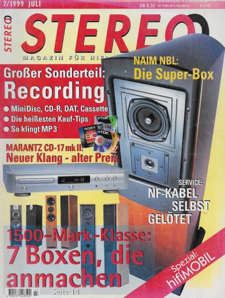 Stereo 7/1999 Zeitschrift