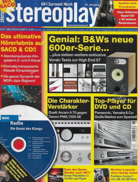Stereoplay 6/2007 Cover