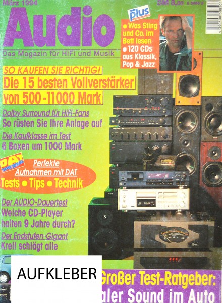 Audio 3/1994 Zeitschrift