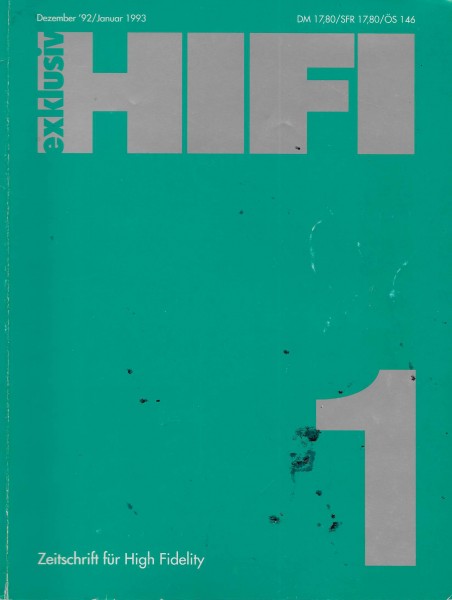 Hifi Exklusiv 1/1992/1993 Zeitschrift
