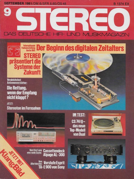 Stereo 9/1981 Zeitschrift