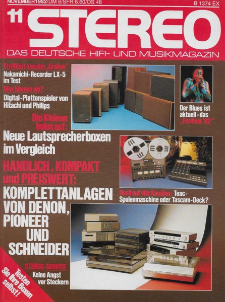 Stereo 11/1982 Zeitschrift