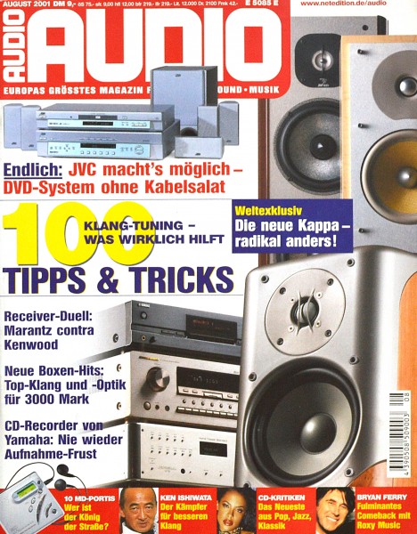Audio 8/2001 Zeitschrift