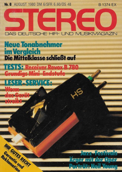 Stereo 8/1980 Zeitschrift