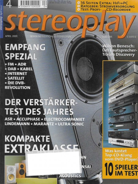 Stereoplay 4/2001 Cover