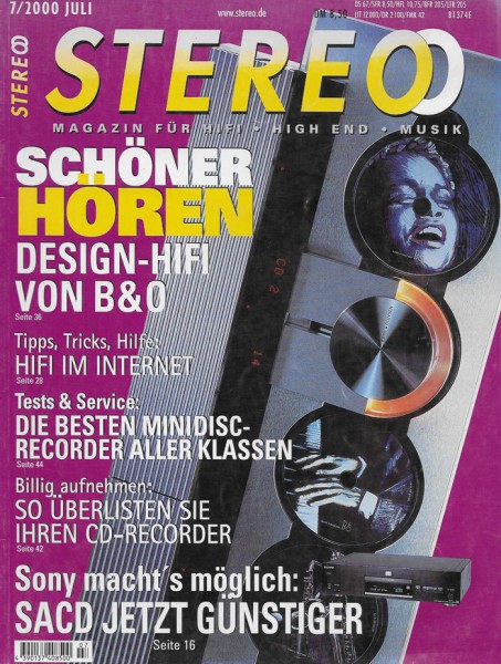 Stereo 7/2000 Zeitschrift
