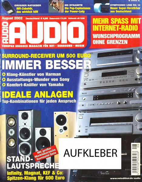 Audio 8/2002 Zeitschrift