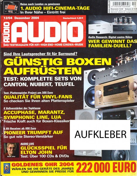 Audio 12/2004 Zeitschrift