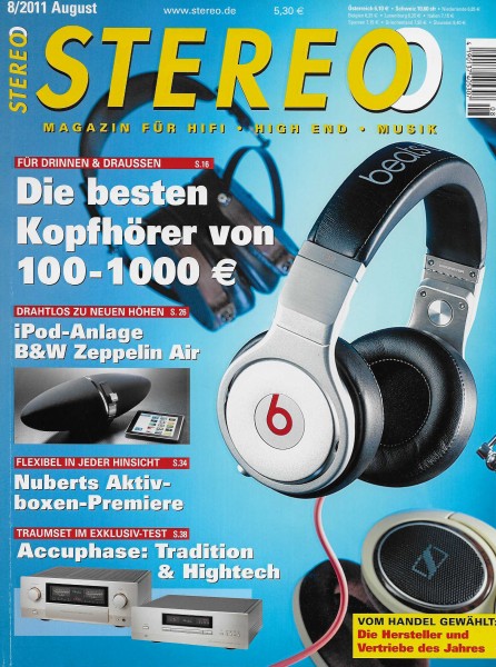 Stereo 8/2011 Zeitschrift