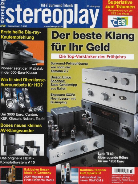 Stereoplay 3/2009 Cover