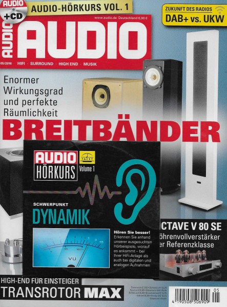 Audio 5/2016 Cover