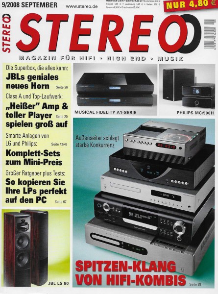 Stereo 9/2008 Zeitschrift