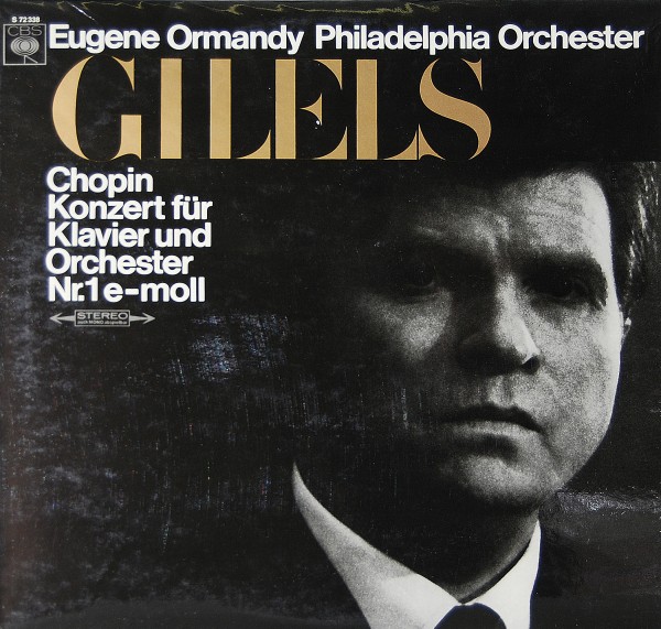 Frederic Chopin/Gilels - Konzert für Klavier und Orchester
