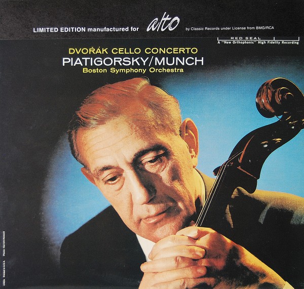 Dvorák - Cello Concerto - Piatigorsky -Munch - Boston Symphony Orchestra
