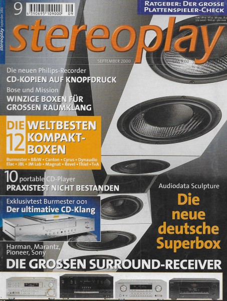 Stereoplay 9/2000 Cover