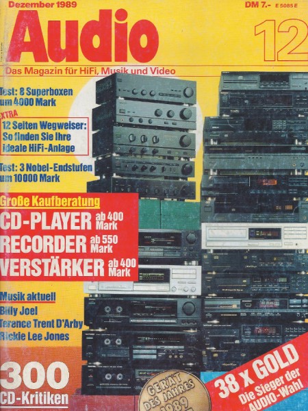 Audio 12/1989 Zeitschrift