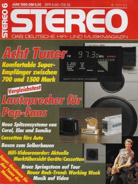 Stereo 6/1985 Zeitschrift