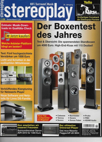 Stereoplay 11/2009 Cover