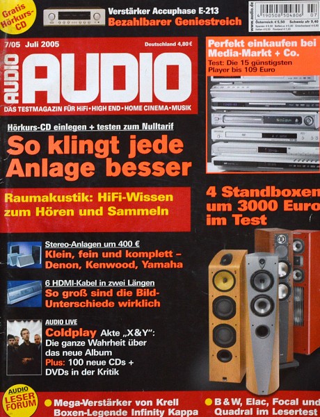 Audio 7/2005 Zeitschrift