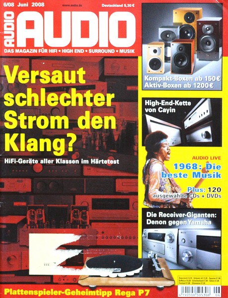 Audio 6/2008 Zeitschrift