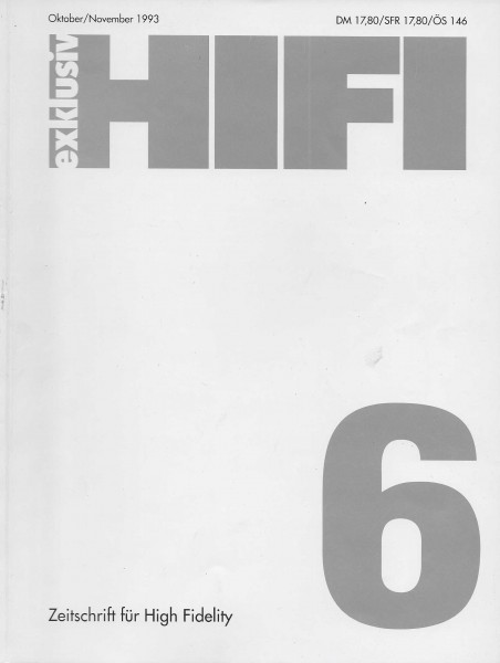 Hifi Exklusiv 6/1993 Zeitschrift